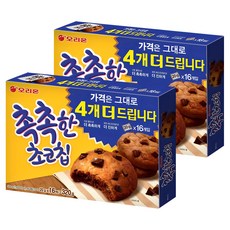 오리온 촉촉한 초코칩, 320g, 2개