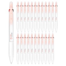 JAVAPEN Jium3겔 可擦式原子筆 0.5mm, 24個, 桃色