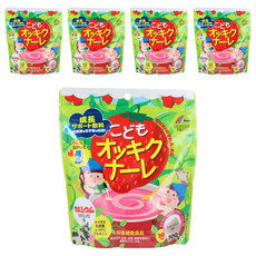 UnIMAT RIKEn 兒童成長營養飲品 草莓牛奶味, 含鈣鐵+VD, 多維營養, 補鈣益腦, 200g, 5包