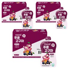 이유케어스 무럭무럭 과일퓨레, 푸룬고구마, 21개, 100g