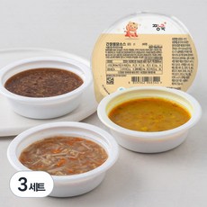 짱죽 덮밥소스 A세트 (12~15개월부터), 간장찜닭소스 + 한우불고기소스 + 안심짜장소스 + 모듬야채카레소스, 400g, 3세트