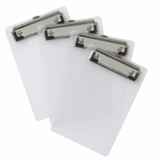 코지앤드 A6 미니 클립보드, 화이트, 4개