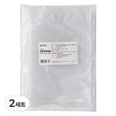 에펠 원형 엠보 진공포장비닐 15 x 24 cm 60p, 2세트