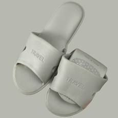 ARYKO 可折疊旅行用便攜拖鞋, 1個, 灰色