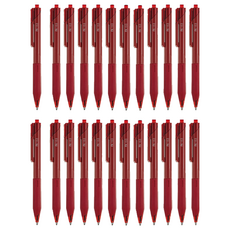 Monami FX 153 圓珠筆 1.0mm, 紅色, 24個