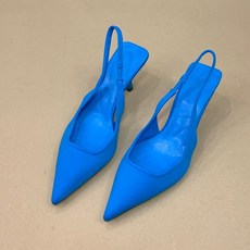 엘쏘 매트한 슬림라인 메리제인 샌들 미들힐 5cm