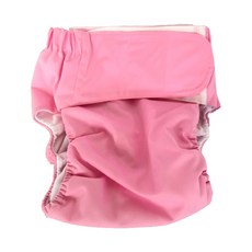 男女通用魔鬼氈布尿布 03 粉色 均碼, 1件, 1個