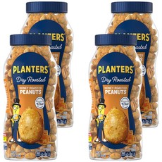 Planters 蜂蜜烤花生, 453g, 4罐