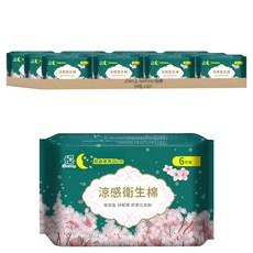 JOYFUL NAPKIN 悅棉 涼感衛生棉, 加長夜用型(36cm), 6片, 54包
