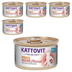 KATTOVIT 康特維 腎臟保健 85g, 腎臟保健 雞肉, 5罐