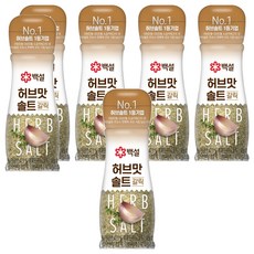 백설 허브맛 솔트 마늘맛, 50g, 6개