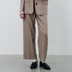 마인드브릿지 여성용 벨티드원턱 와이드 슬랙스 MYPT2202