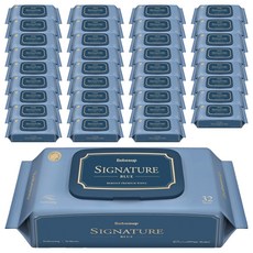 베베숲 시그니처 블루 유아물티슈 캡형, 75g, 32매, 36개