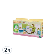 EPOCH Sylvanian Families 森林家族 大象女孩浴室組公仔, 2個