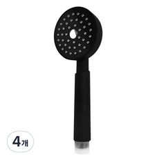 바스템 무광블랙 브레스 샤워기, 4개