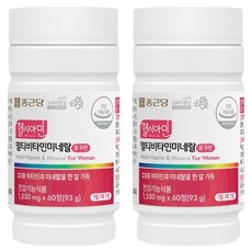 Chong Kun Dang 鍾根堂 Pharm 女性綜合維他命礦物質錠 93g, 60顆, 2個