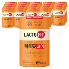 락토핏 정품 코어 유산균 60p, 120g, 20개