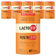 락토핏 정품 코어 유산균 60p, 60회분, 6개