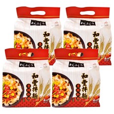和豐拉麵 香辣椒麻拌麵, Set 4, 台灣製造, 428g, 16包
