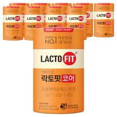 락토핏 코어 유산균 60p, 120g, 10개