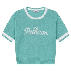 Paulham女童款半袖配色毛衣