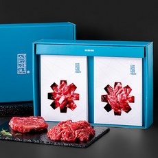 설화우 1등급 한우혼합 국화세트 등심 200g + 국거리 200g + 불고기 200g x 2p, 800g, 1세트