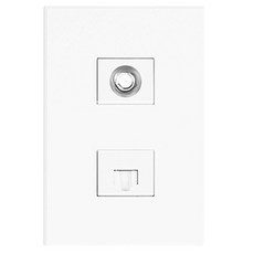 TILINS 網路 8p 1孔 + CATV 2路 套組, 1個