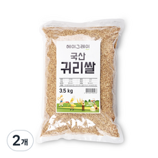 헤이그레인 귀리쌀, 2개, 3.5kg
