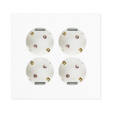 TILINS 插座 4孔, 1個