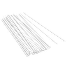 제로캔들 고압축 섬유 디퓨저 리드 스틱, 화이트, 100개, 100개