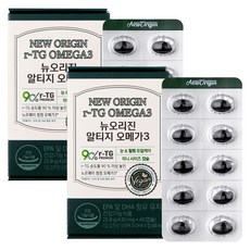 rTG Omega-3膠囊, 60顆, 2盒