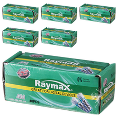 레이맥스 알카라인 AAA 건전지, 40개입, 6개