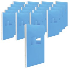 永午產業 進行中文件夾 PP A4, 20個, 天藍色