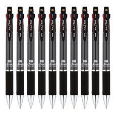 JAVAPEN Jet 3 球 M 多色筆 0.7 mm, 金屬黑, 10個