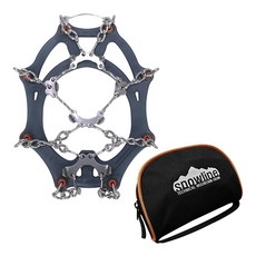 snowline Chainzen Pro 冰爪, 海軍藍+橘色