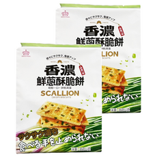 日日旺 香濃鮮蔥酥脆餅, 2包, 360g
