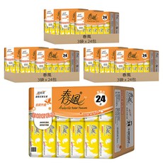 春風 超細柔抽取式衛生紙 雙層, 24包, 9袋