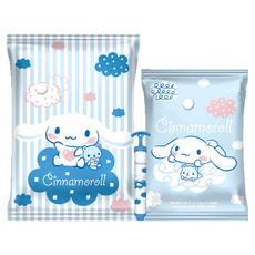 收納王妃 三麗鷗真空壓縮袋組 大 x 4 + 中 x 4 大耳狗喜拿 附充氣筒, 8個裝, 1組