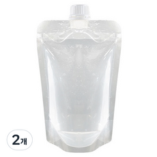생활을그리다 음료 투명 스파우트 파우치 300ml 12 x 18 cm, 12 x 18cm (300ml), 25개입, 2개