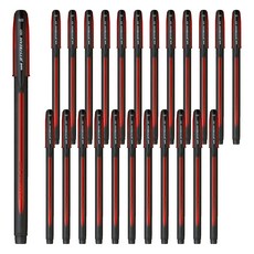 Uni 三菱 JETSTREAM SX-101-10 附蓋式筆 1.0mm, 紅色, 24個