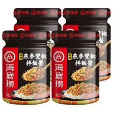 海底撈 燕麥雙椒拌飯醬, 210g, 4罐