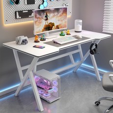 코멧 홈 게이밍 컴퓨터 책상 800, 화이트