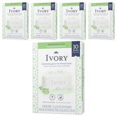 아이보리 젠틀 바 솝 알로에 센트, 113g, 50개입