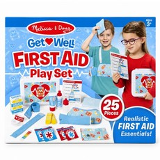 Melissa&Doug 瑪莉莎 角色扮演 急救中心, 混和顏色, 1組