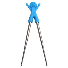 西松屋 卡哇依握筷練習器 輕鬆學會, 1入, 藍色