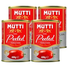 MUTTI 慕堤 去皮番茄醬, 4個, 400g