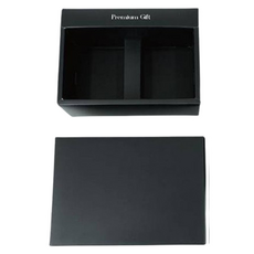 2格餅乾盒, 10個, 黑色