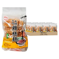 義峰食品 蔥香肉燥風味雞絲麵, 300g, 12袋