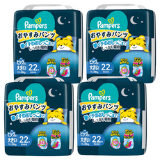Pampers 幫寶適 日本境內版 巧虎安睡褲/拉拉褲/尿布 15~28kg, 2XL, 88片