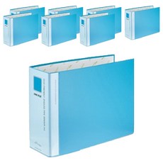 ECO Chungwoon 彩色2孔A4活頁夾 9 x 7cm, 天藍色, 8個